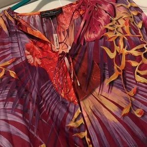 Women’s Salvatore Ferragamo Floral Silk Blouse